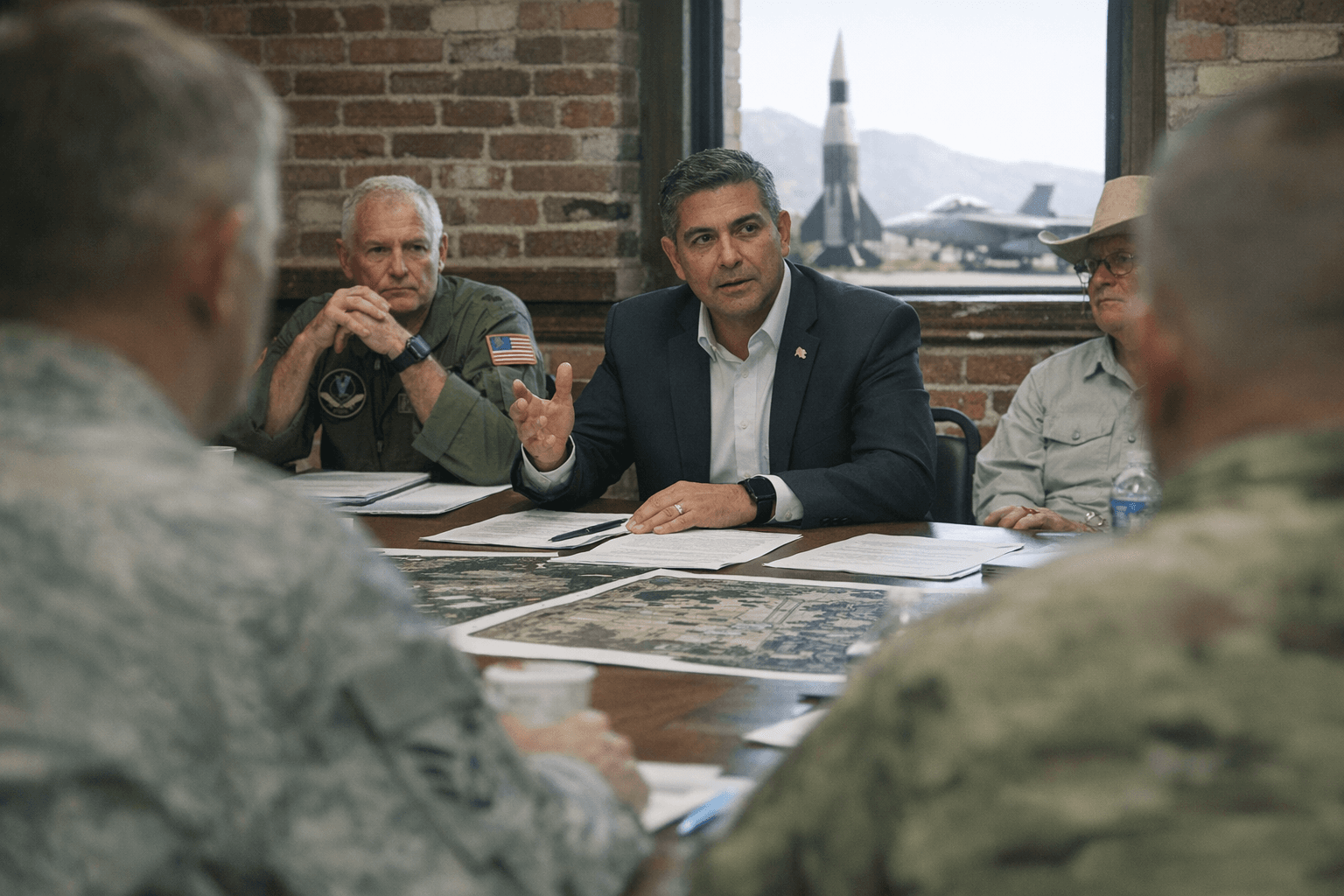 Lt. Gov. Morales Chairs Military Base Planning Session in Alamogordo