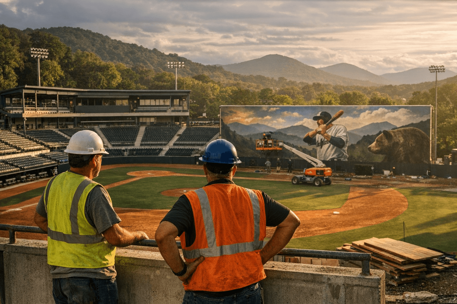 McCormick Field Renovation Nears Finish With Mural, Signage Awaiting Council Approval