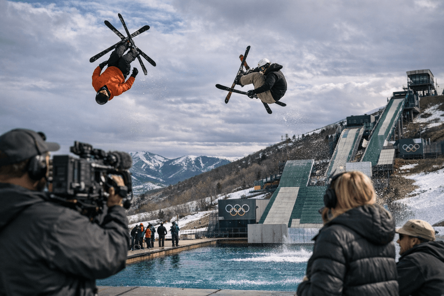 Alex Cooper's Unwell Games Reality Series Films at Park City, Utah Olympic Park