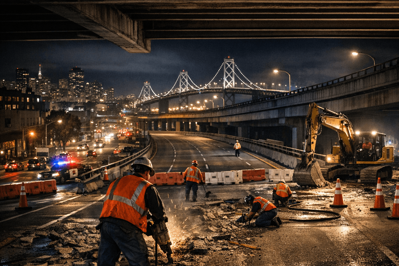Caltrans to Close Eastbound I-80 in SF for Full Weekend Repairs