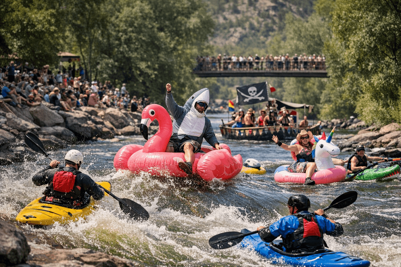 Durango's Animas River Days Returns With Whitewater Races, Floatie Rodeo, and River Parade