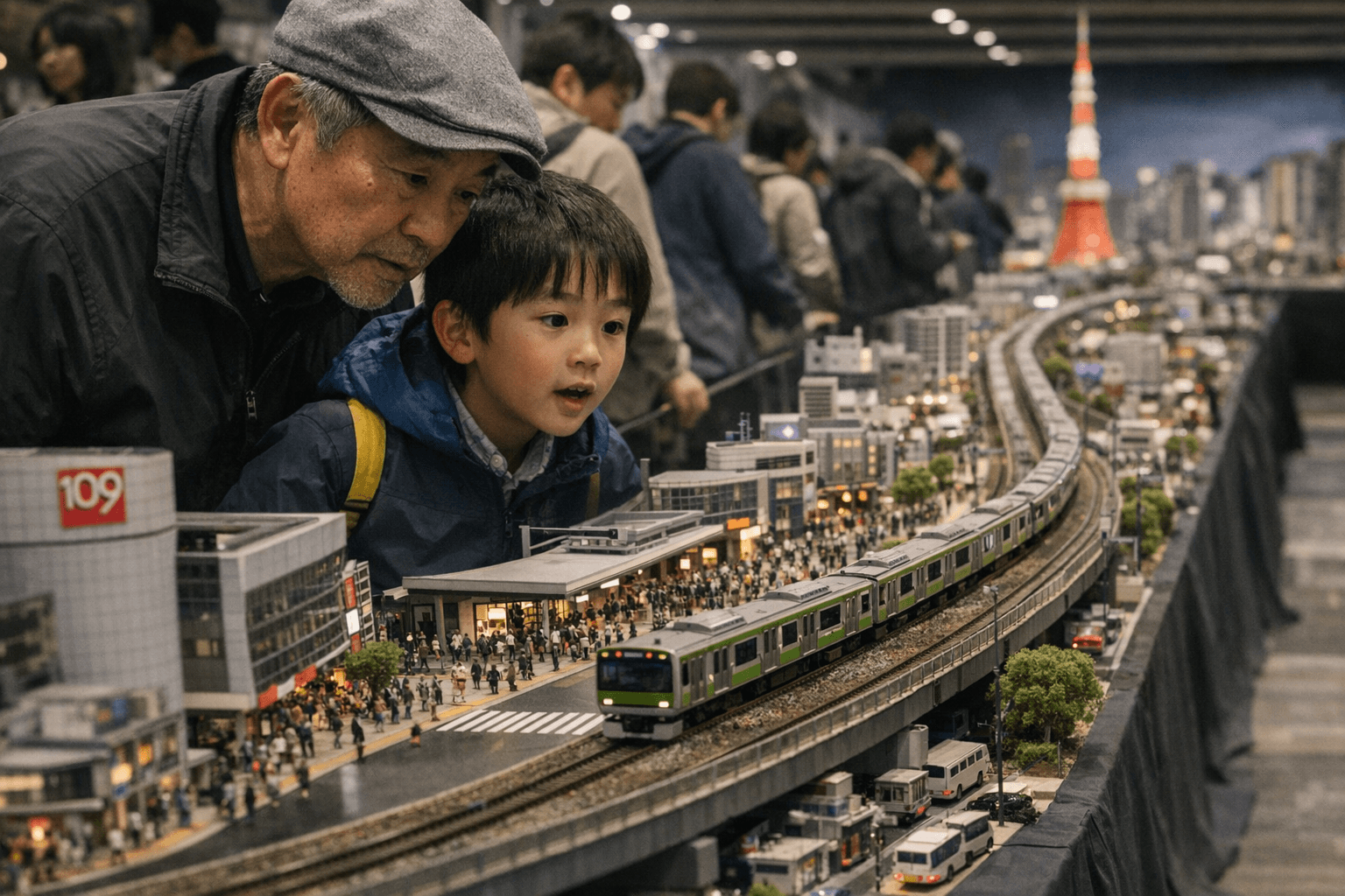 Kita-Senju Event Recreates Full Yamanote Line Loop in N-Gauge Dioramas