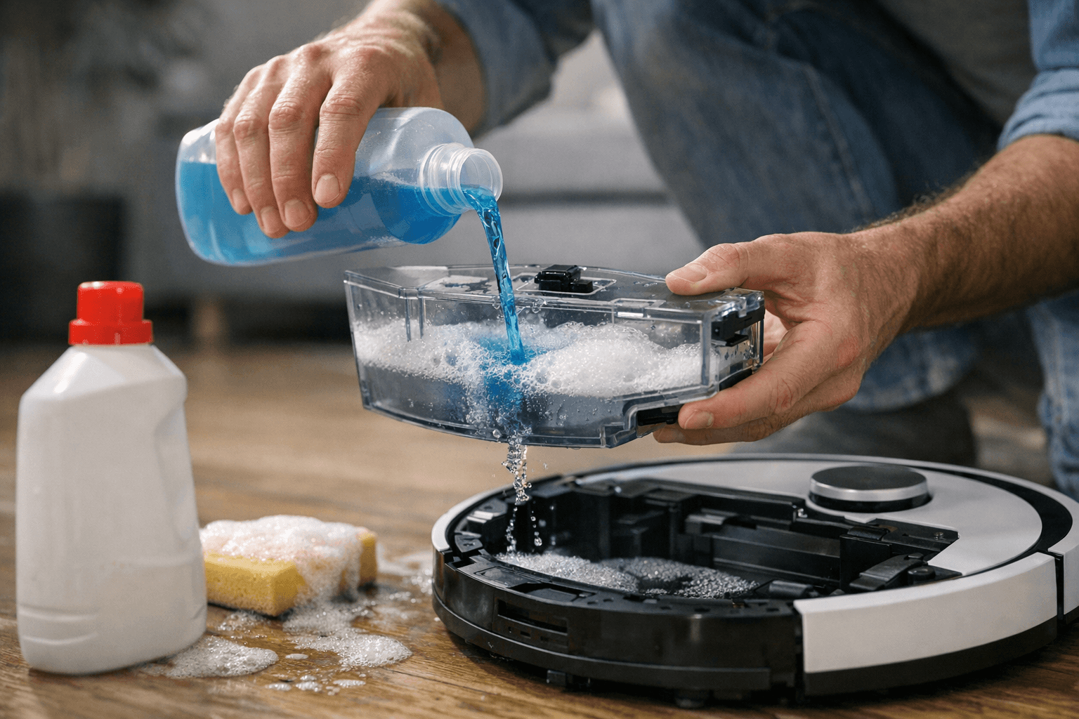 מה מותר ומה אסור למיכל המים של השואב הרובוטי