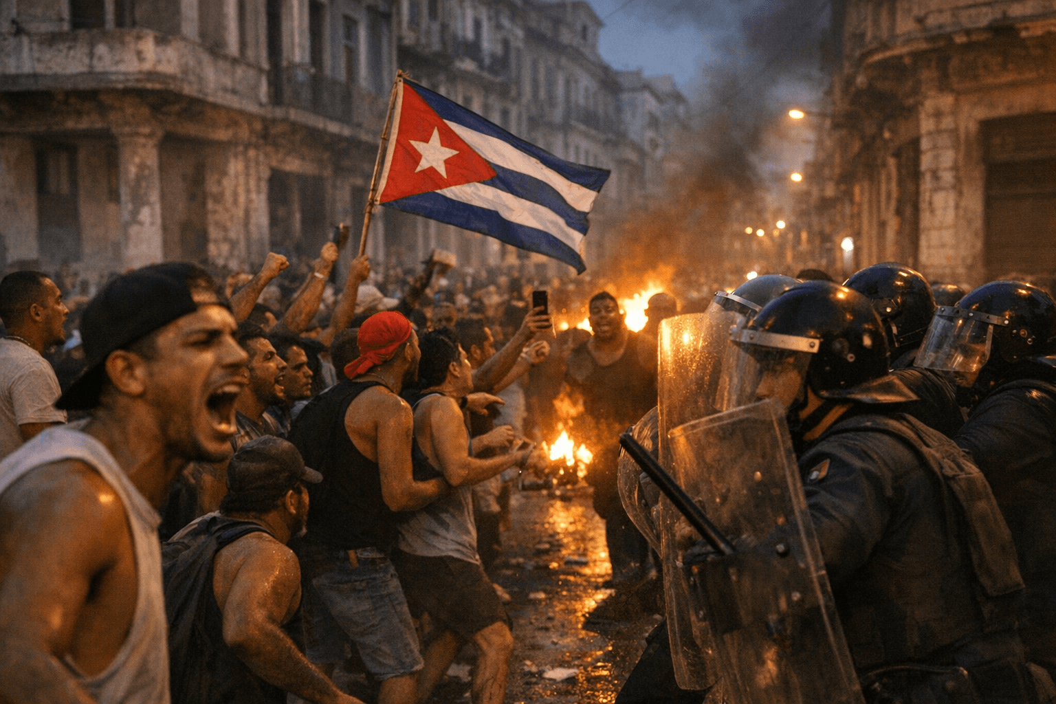 Cuba Sees Surge in Demonstrations Amid Blackouts and Shortages, ACLED Reports