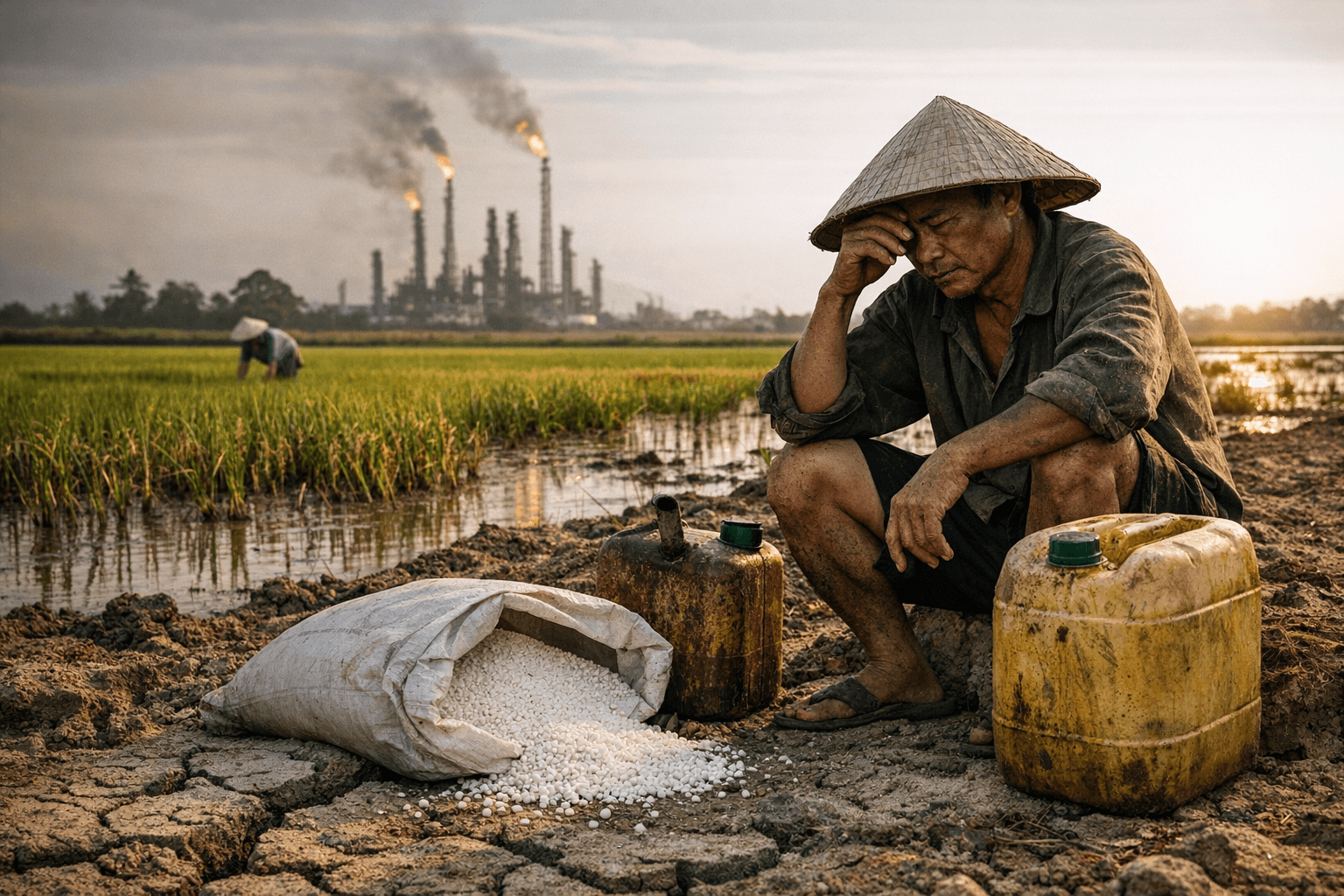 Iran War's Fertilizer and Fuel Shock Squeezes Vietnam's Rice Farmers