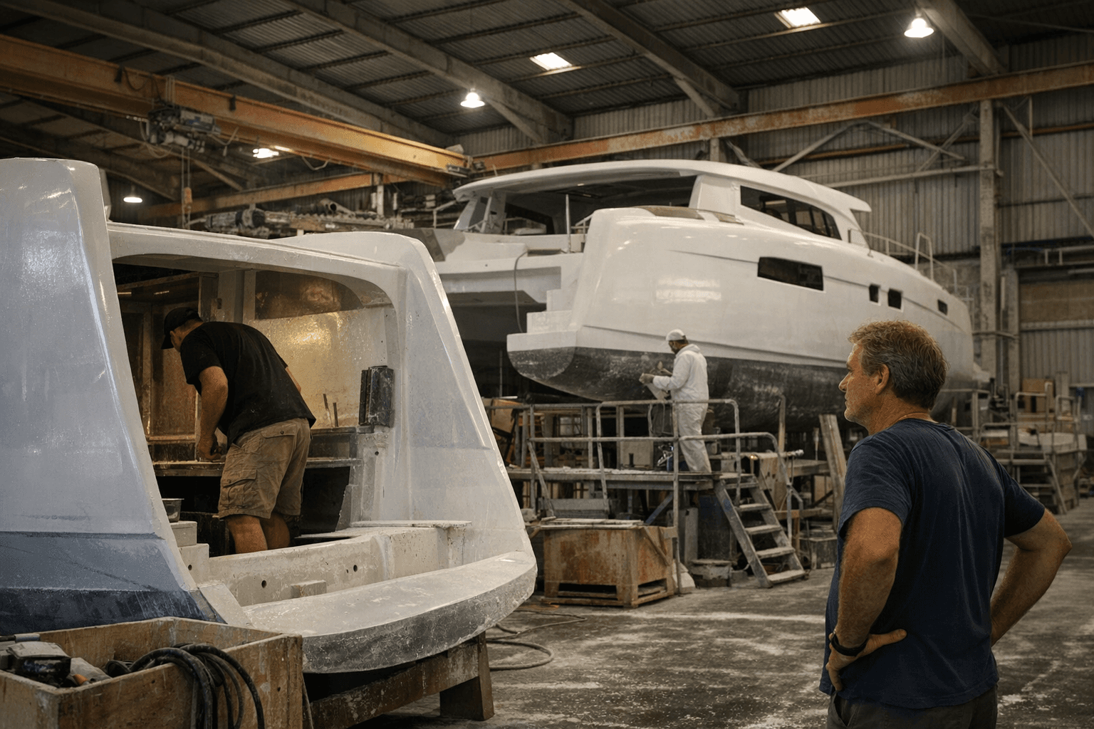 Vision Yachts Reveals Build Progress on the Upcoming 484 Performance Cruising Catamaran
