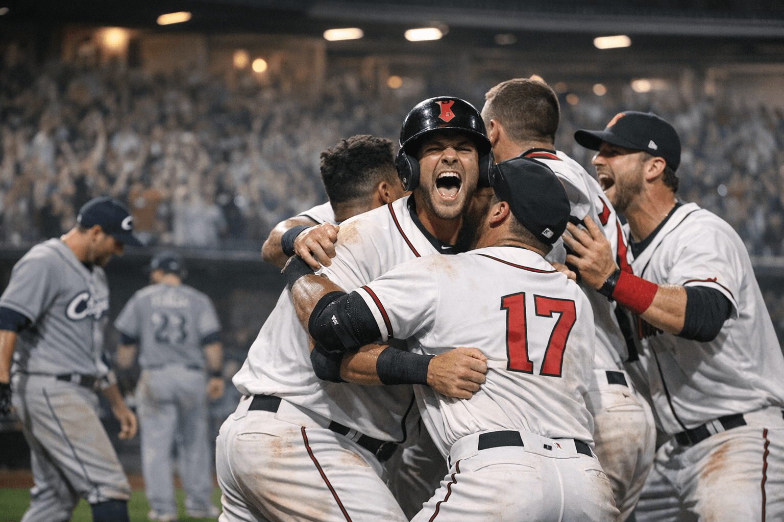 Indians Overcome 9-2 Deficit with Seven-Run Seventh, Beat Clippers