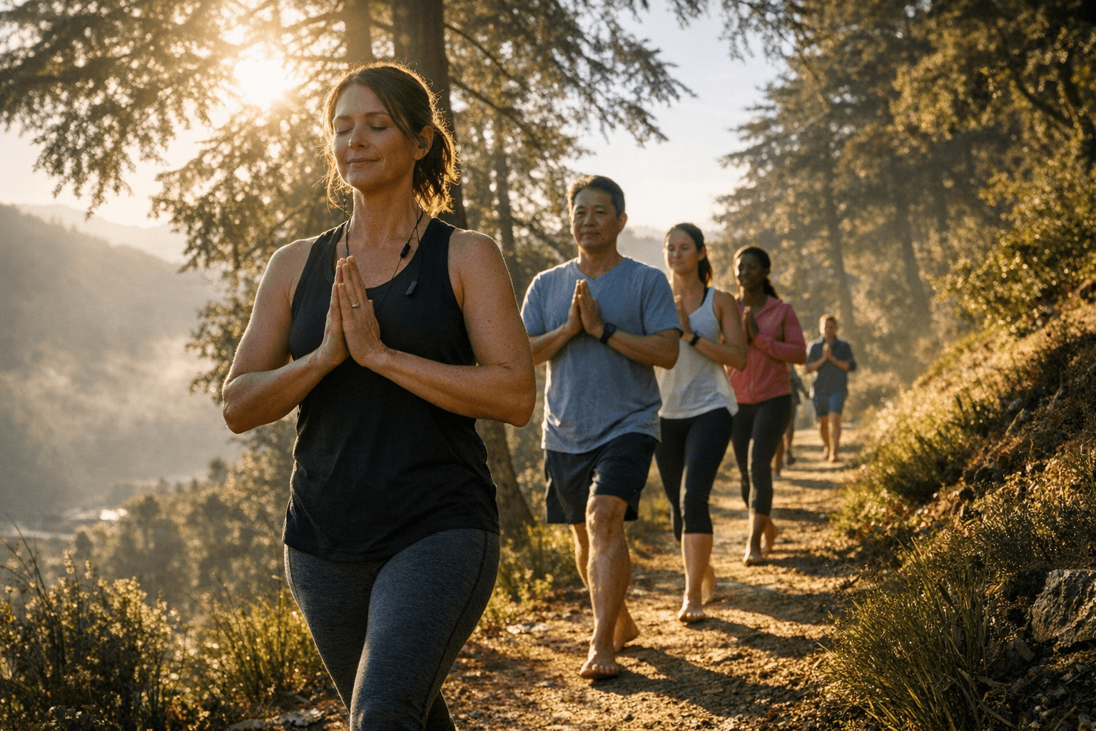 Walking Yoga Emerges as 2026's Fastest-Growing Wellness Format
