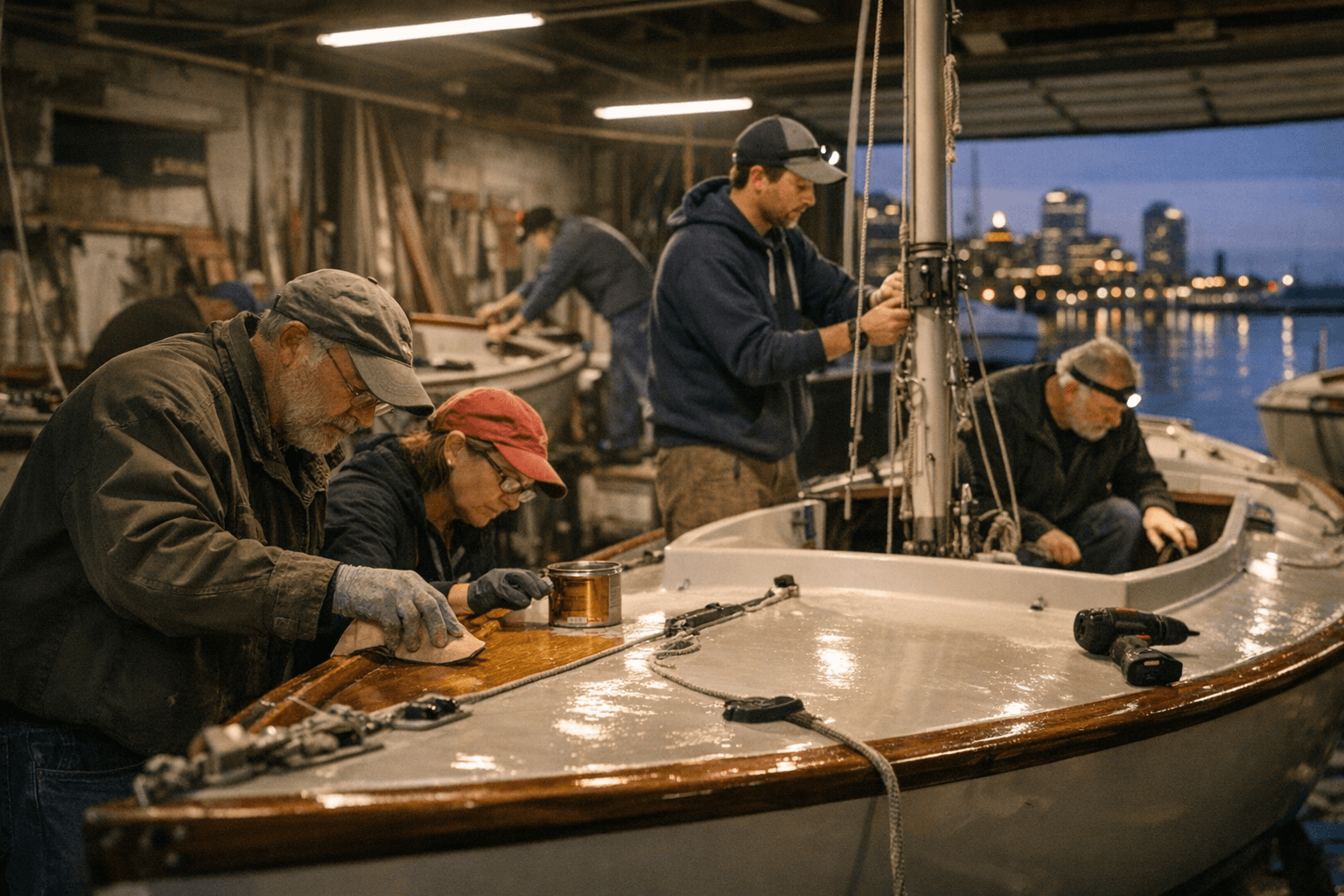 Milwaukee Sailing Center Recruits Volunteers to Refit Its Ensign Keelboat Fleet