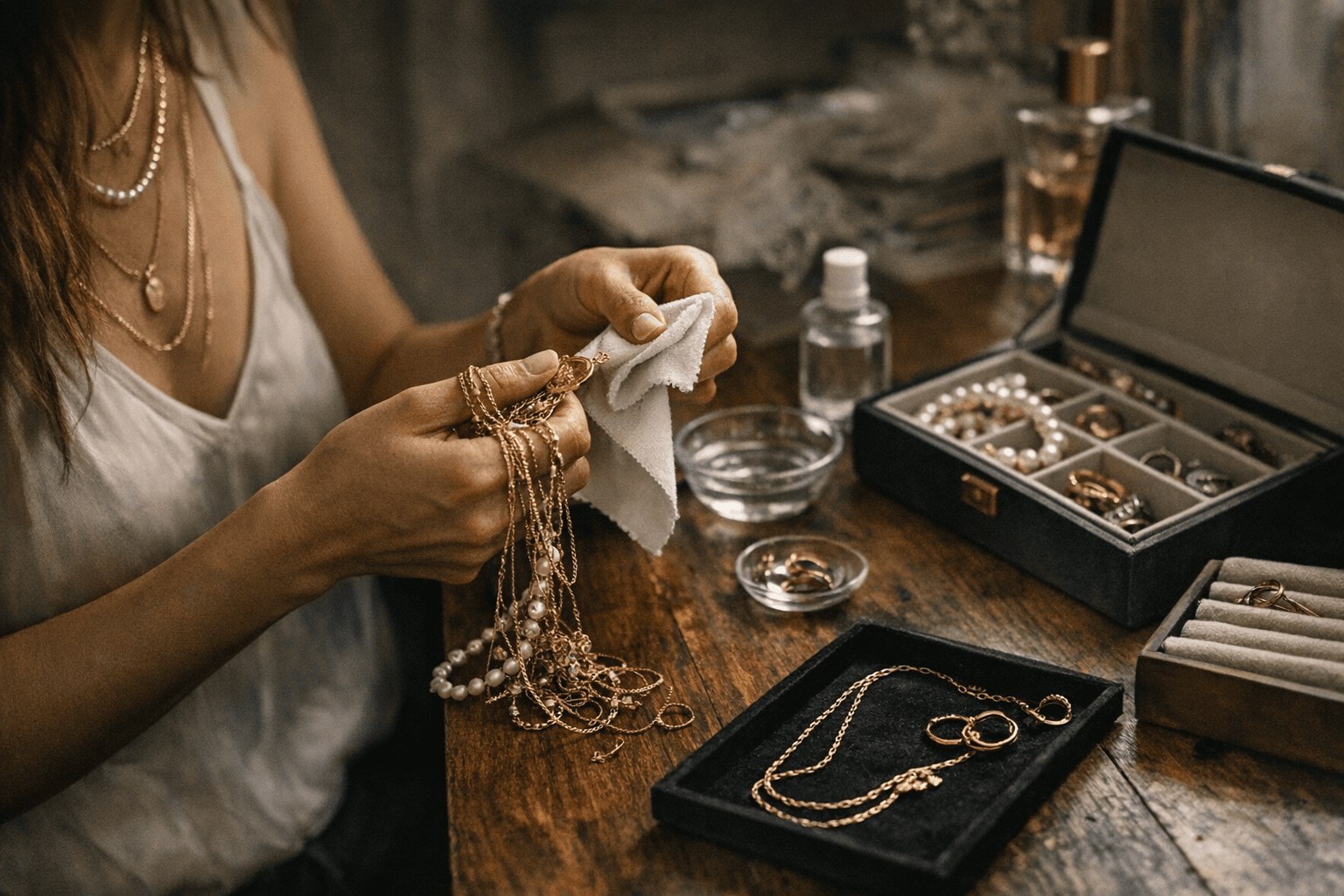 How to Clean, Store, and Protect Your Layered Jewelry Properly