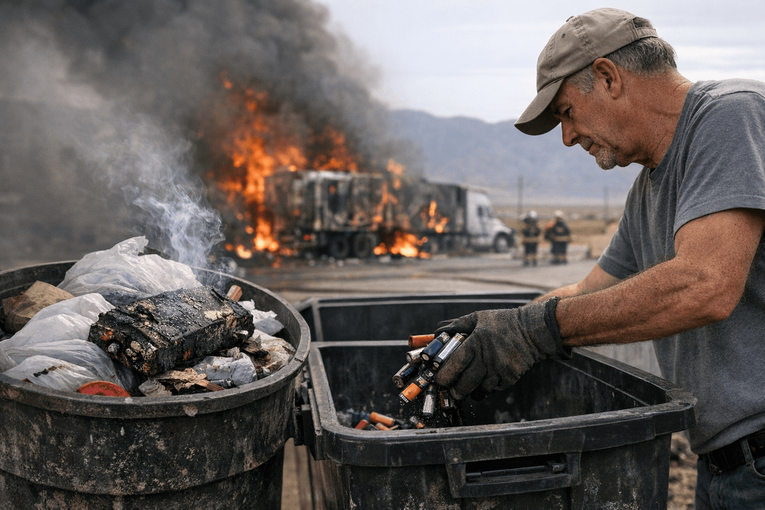 Pahrump Residents Urged to Drop Off Batteries, Not Toss Them