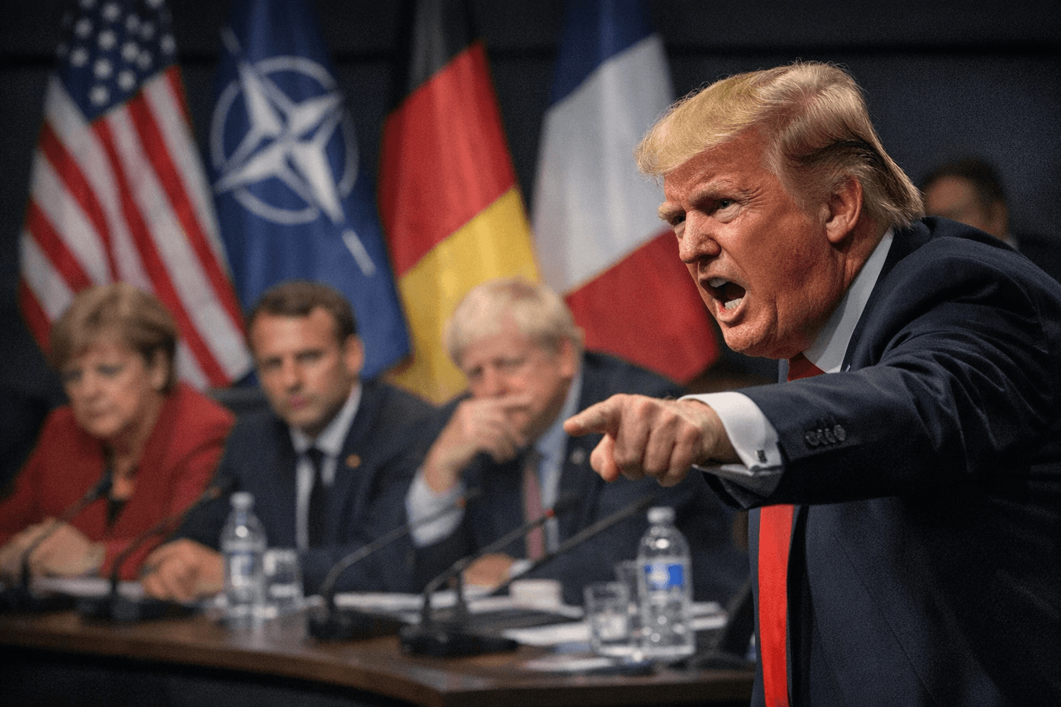 Trump Furious at NATO Allies for Refusing to Join U.S.-Israeli War on Iran