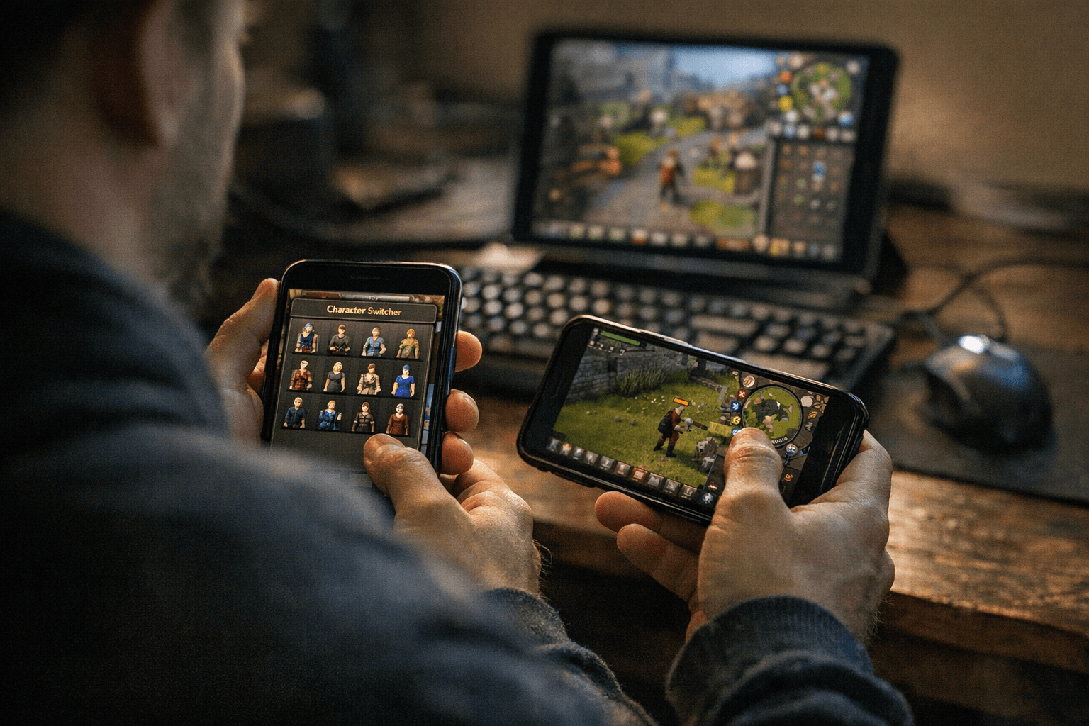 Old School RuneScape Mobile Adds Character Switcher for Multi-Account Players