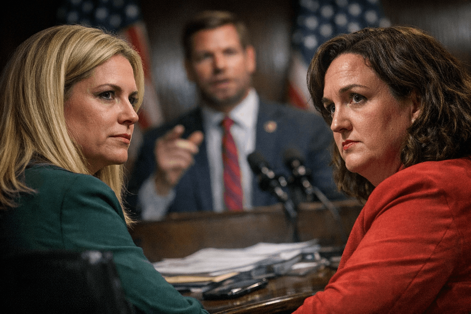 Influencer Behind Swalwell Allegations Has Ties to Rival Katie Porter