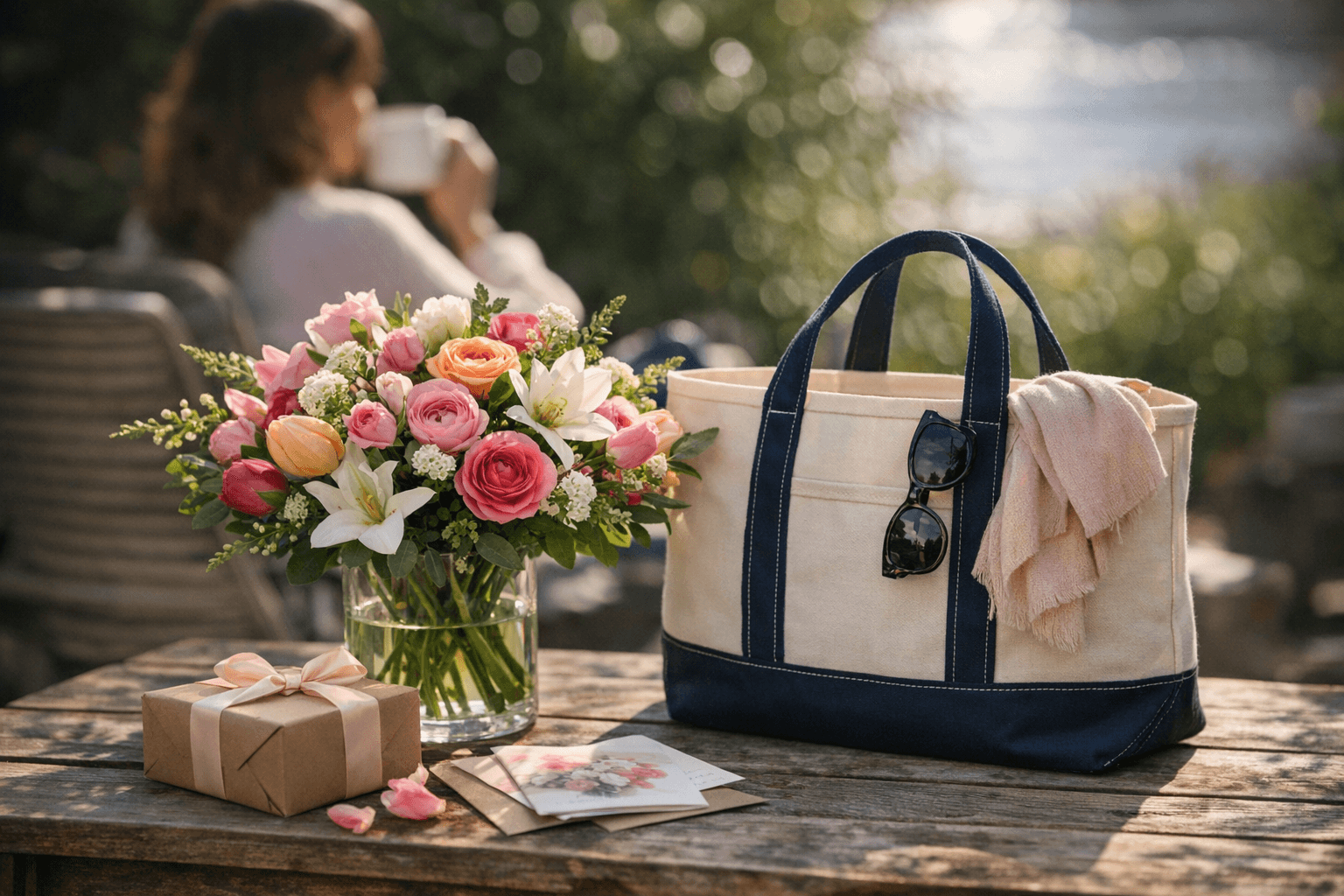 Bouqs Co. and Lands' End Team Up for a Stunning Mother's Day Gift Set