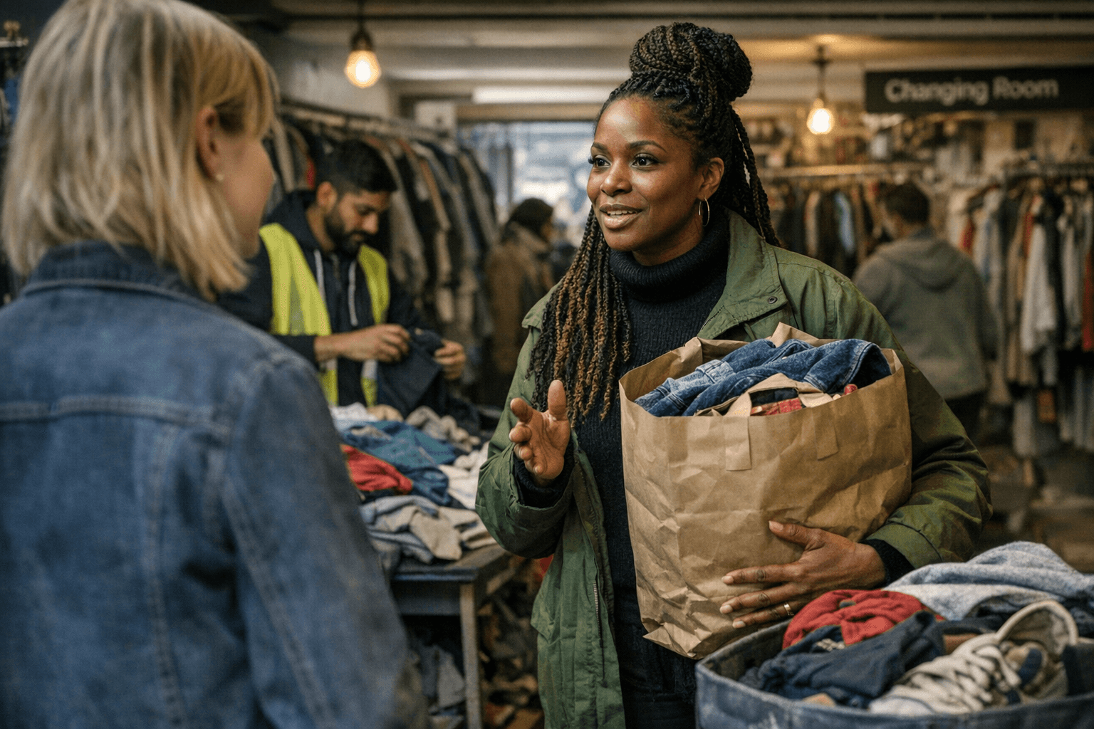 Brixton's Traid Store Launches UK's First Donation Code to Fight Fast Fashion