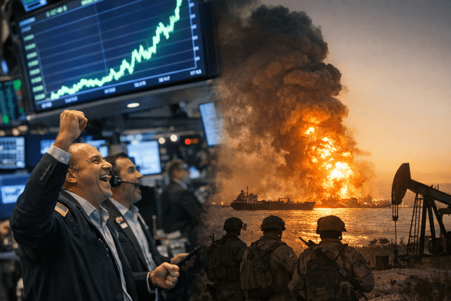 Stocks Surge, Oil Plunges as U.S. and Iran Agree to Ceasefire