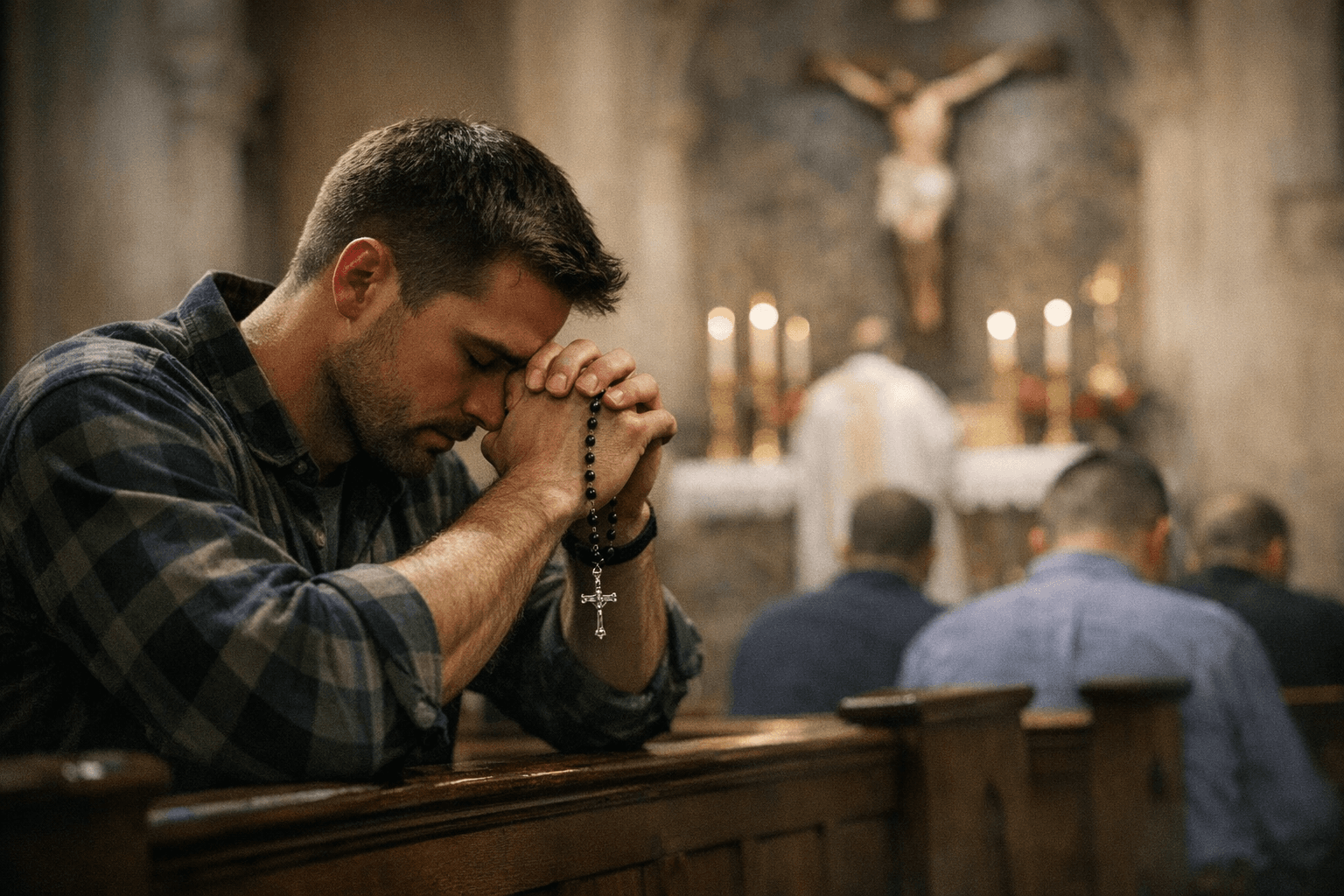 Young Catholic Convert Explains Why More Men Are Joining the Church