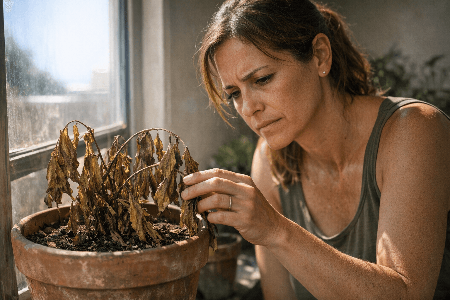 צמחים אחרי החופשה: כך מזהים נזקי חום ומצילים את העציץ