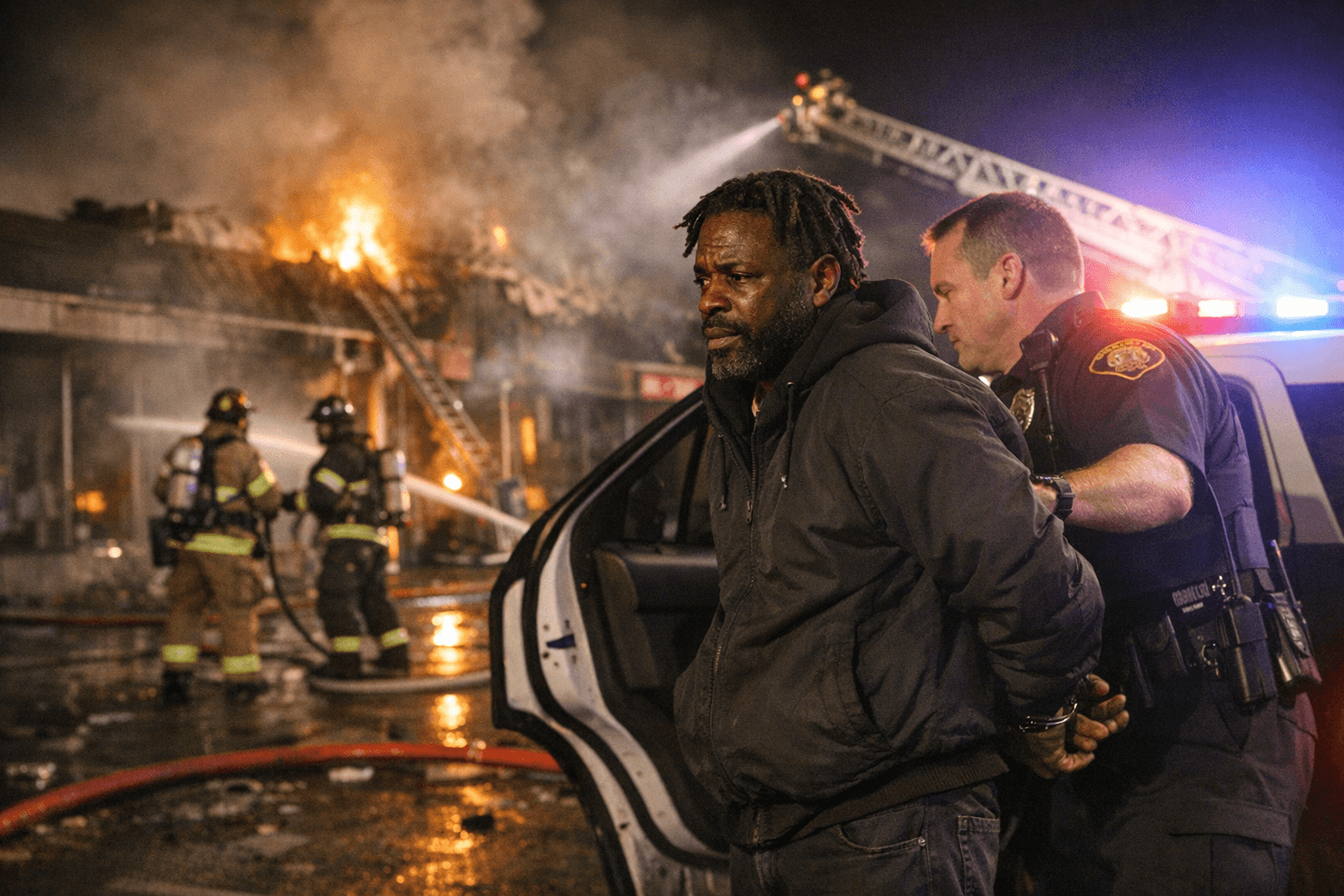 Fresno Man Arrested on Felony Arson Charges in East Ashlan Strip Mall Fire