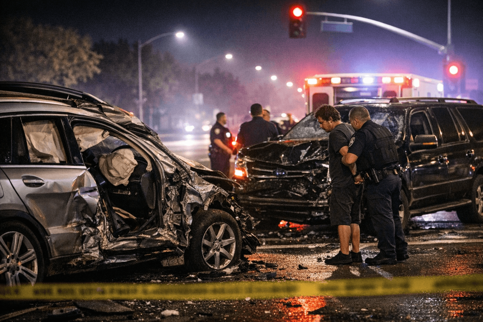 Fresno Woman Killed After Red-Light Runner, Suspected DUI Driver Collide