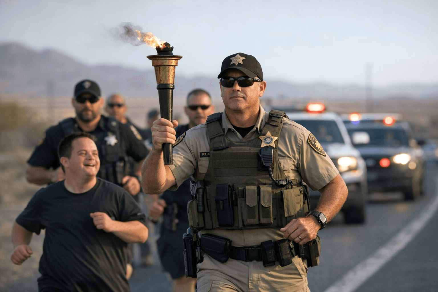 Yuma County Officers Carry Flame of Hope for Special Olympics Athletes