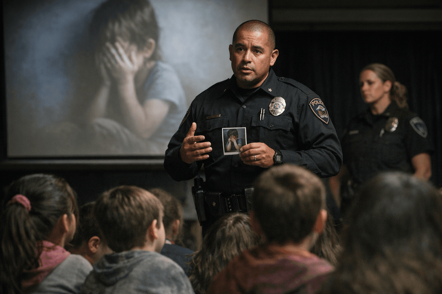 San Luis Police Visit Schools to Raise Child Abuse Awareness in April
