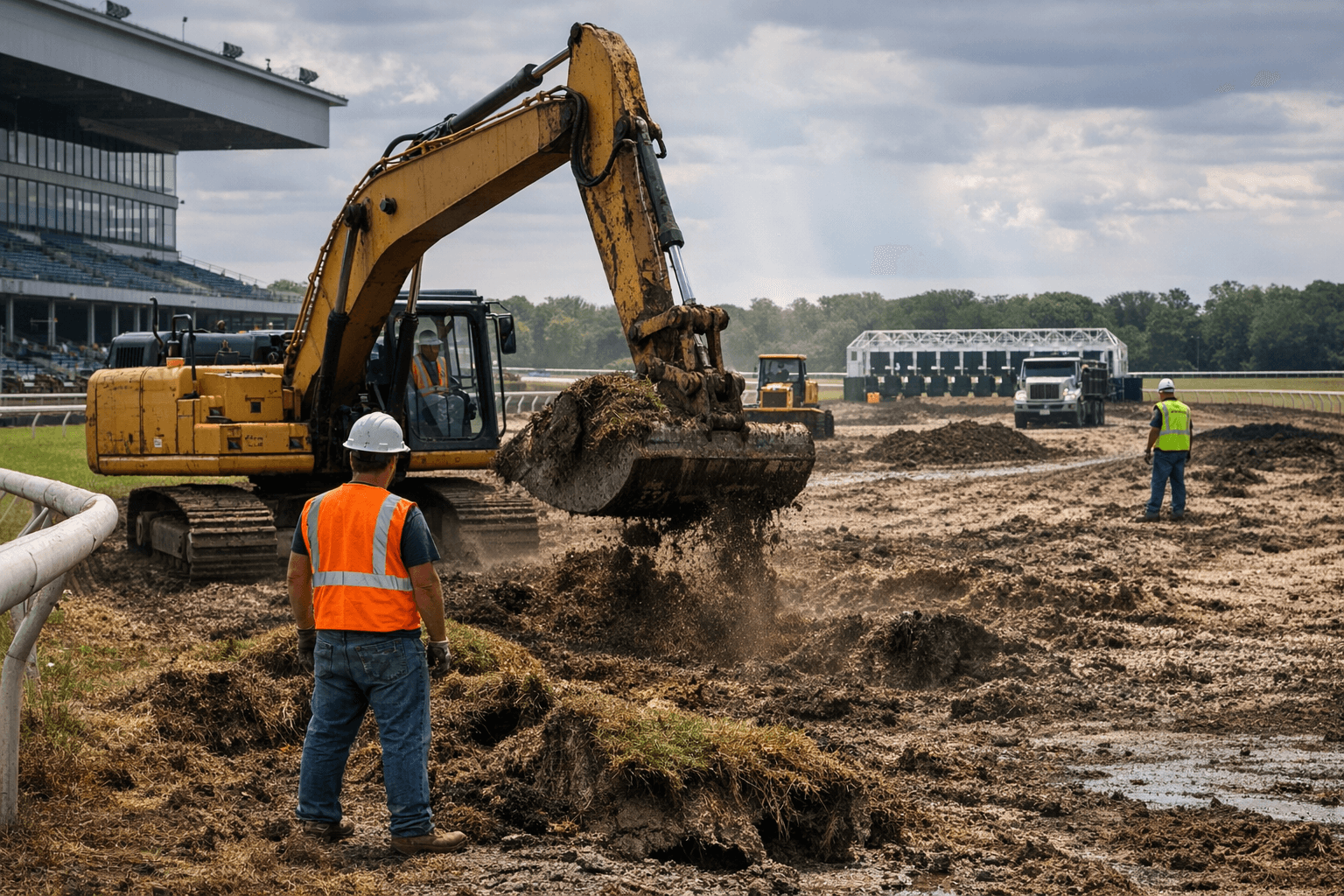 Parx Racing Begins Turf Course Rebuild, Targeting Return to Grass Racing