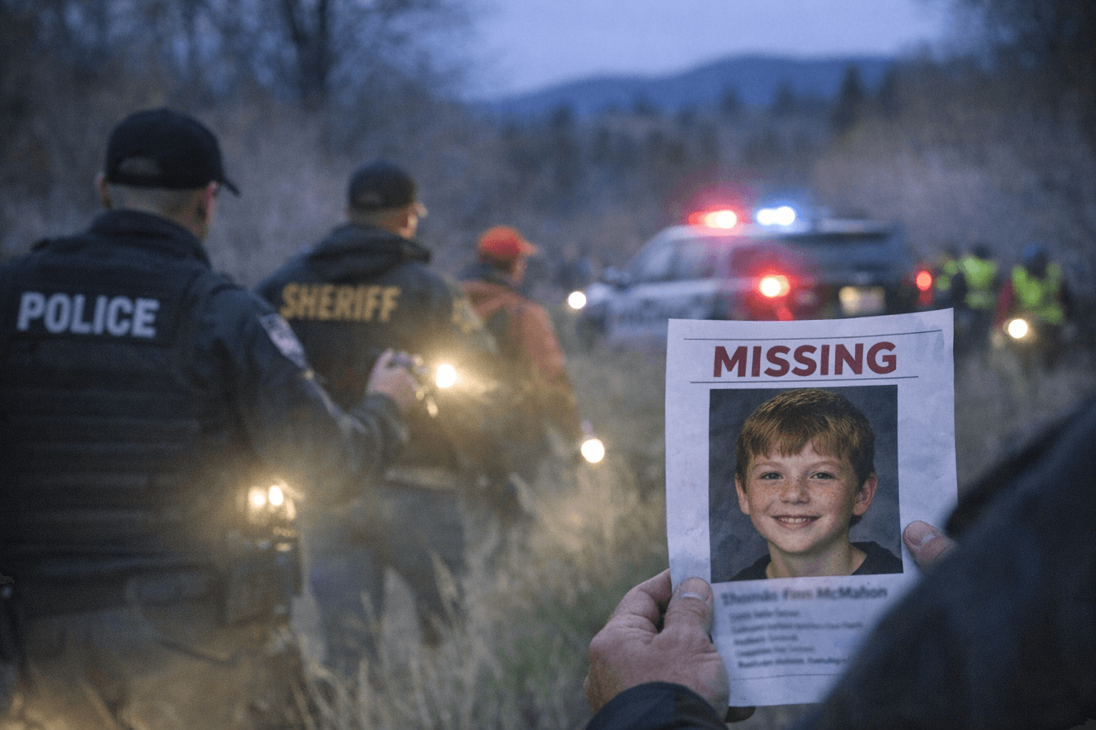 Helena Police Search for Missing 12-Year-Old Thomas Finn McMahon