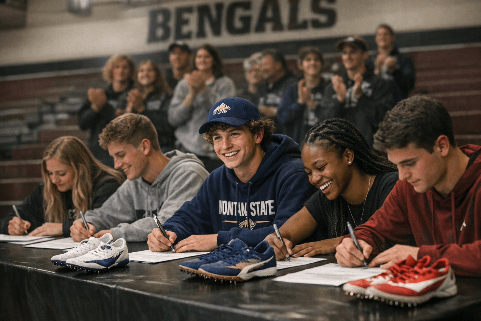 Four Helena High Bengals Sign to Compete in College Track and Field