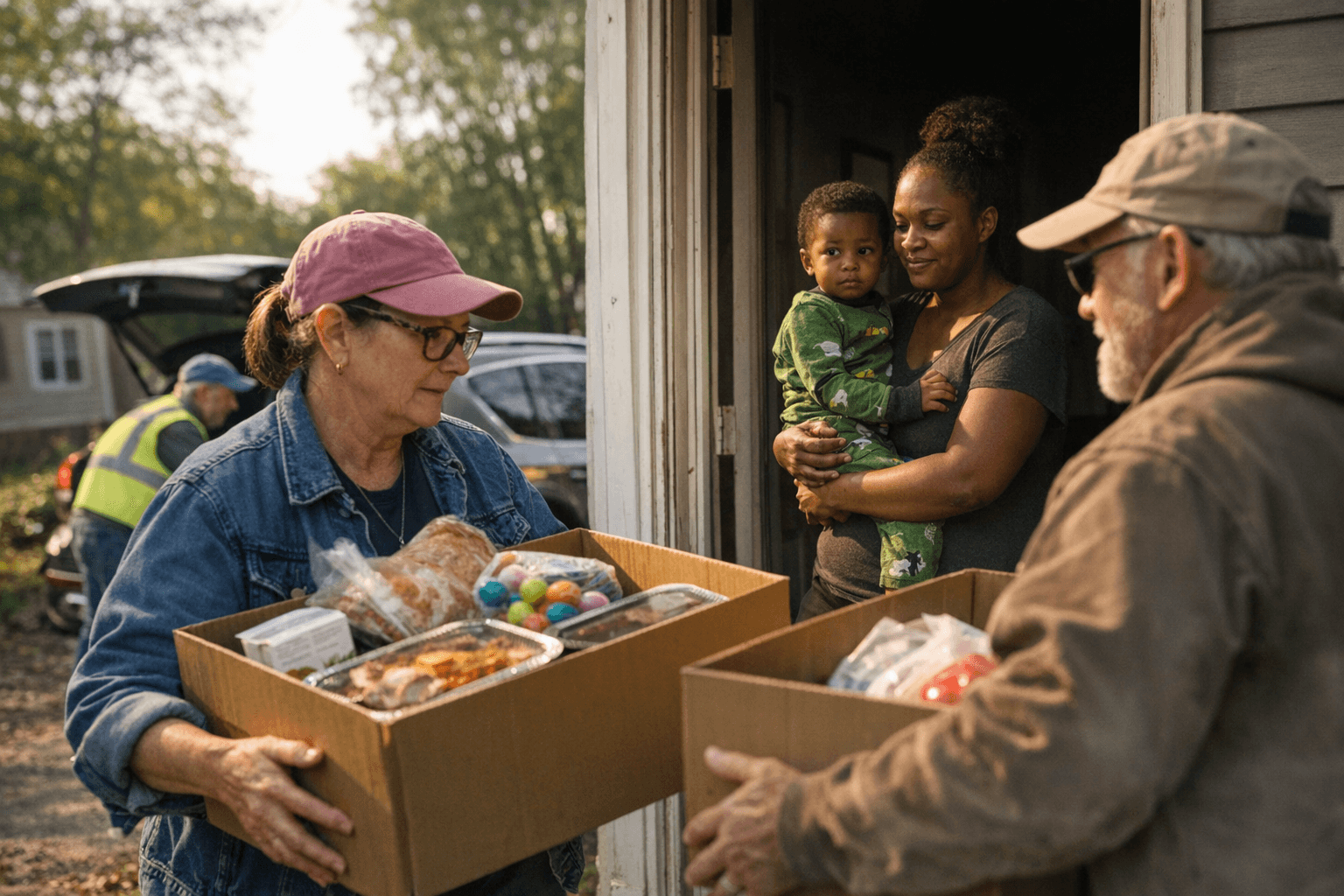 Volunteers Deliver 1,800 Easter Meals to Food-Insecure Wake County Families