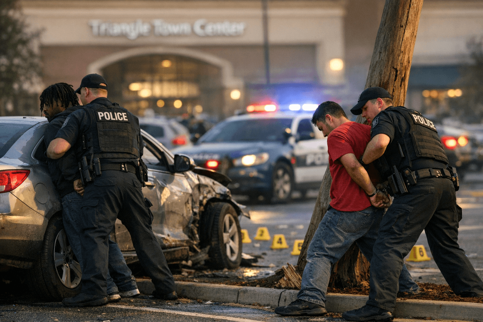 Raleigh Police Detain Two After Gunfire Outside Triangle Town Center