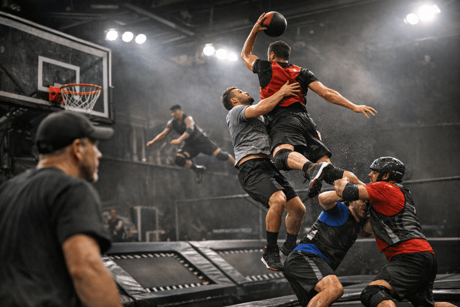 SlamBall Coaches Prioritize Verticality, Aerial Control, and Contact Conditioning