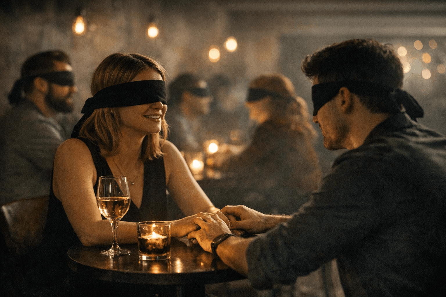 Blindfolded Dating Startup Offers Radical Alternative to Swipe Culture