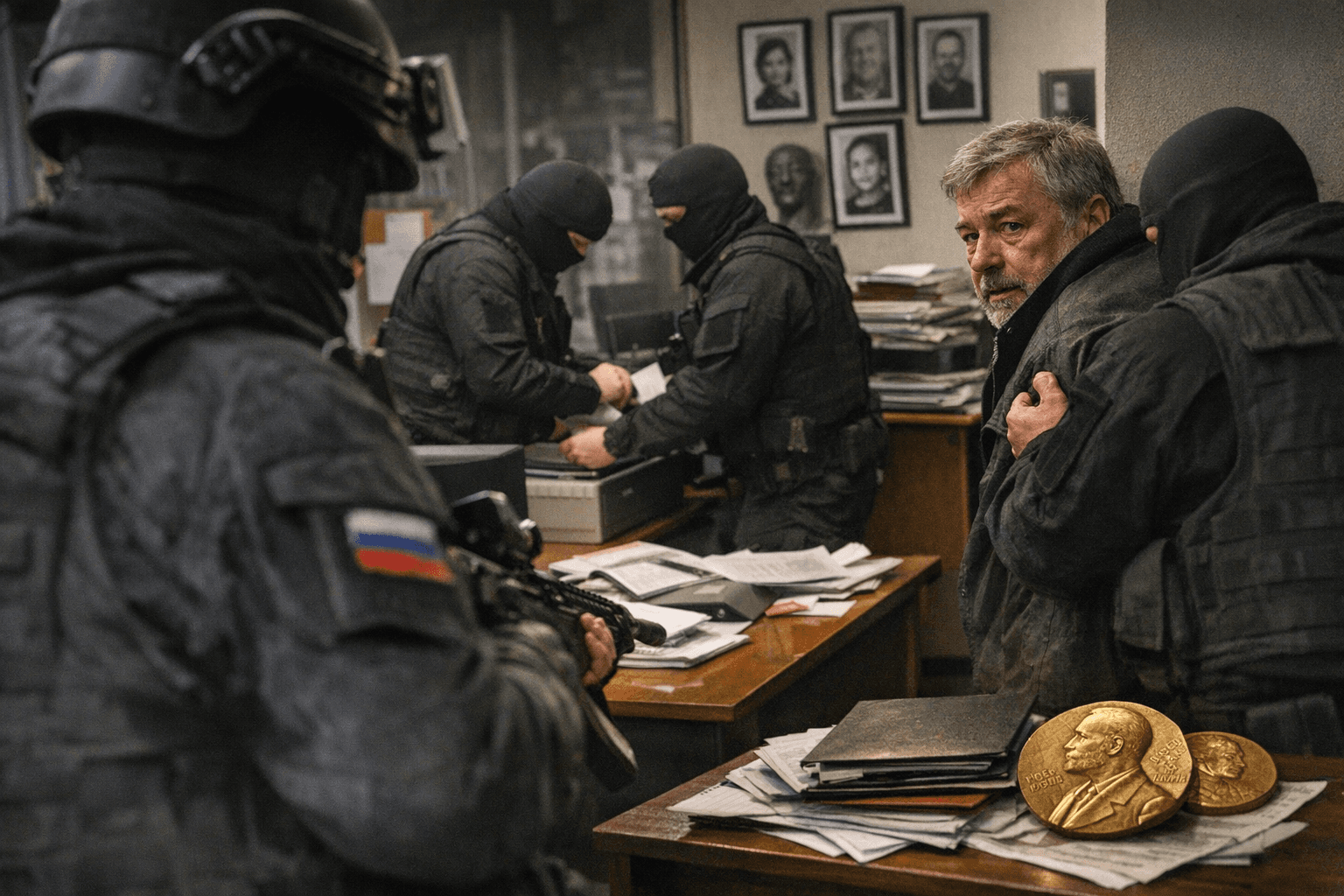 Russia Raids Novaya Gazeta, Labels Nobel Prize Group Memorial Extremist