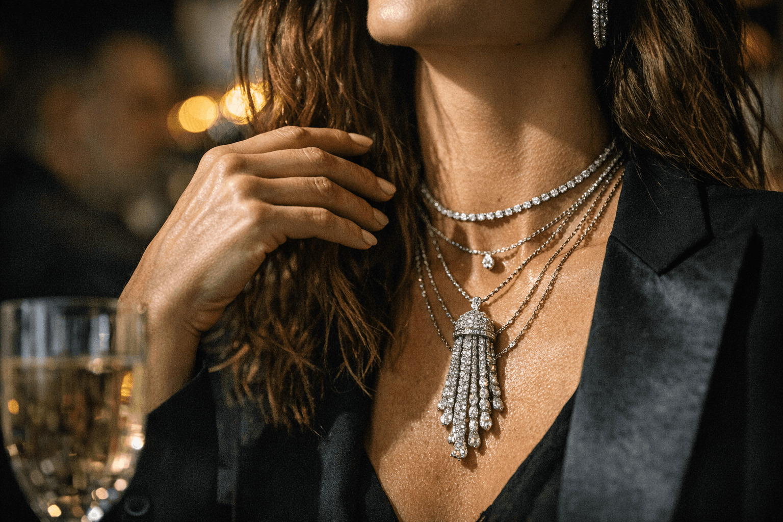 Diamond Tassels Return, Bringing Motion and Drama to Layered Stacks