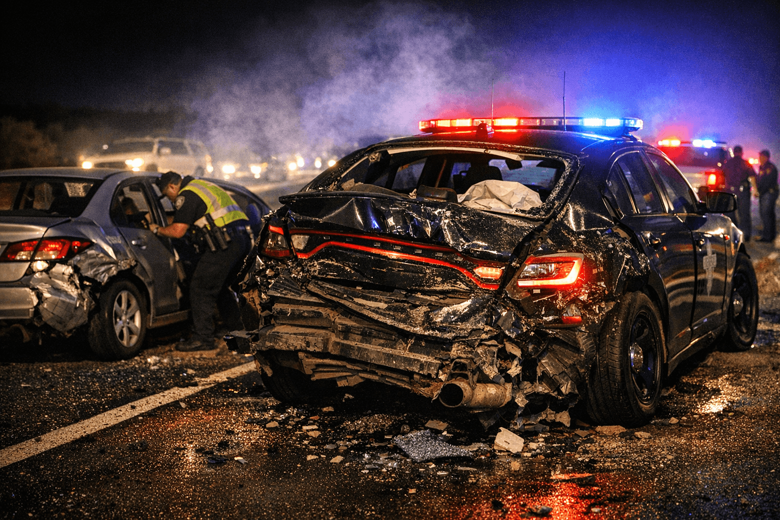 Suspected Impaired Driver Crashes Into State Police Vehicle on Camera