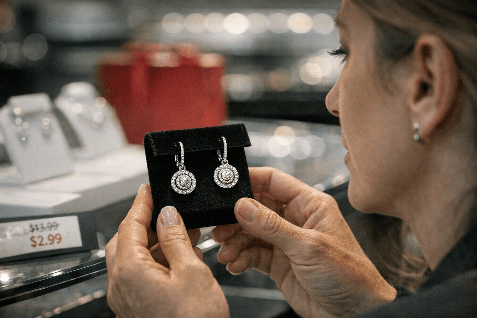 Macy's Diamond Leverback Earrings Offer Dainty Sparkle at a Steep Discount