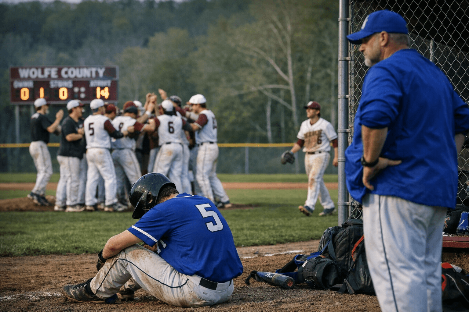 Wolfe County Shuts Out Owsley County Baseball 14-0 in Monday Matchup