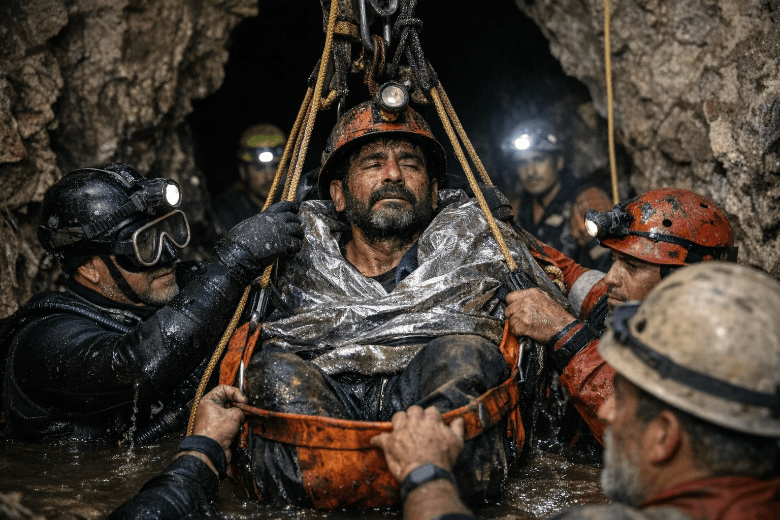 Mexican Miner Rescued After 14 Days Trapped Underground in Sinaloa Collapse