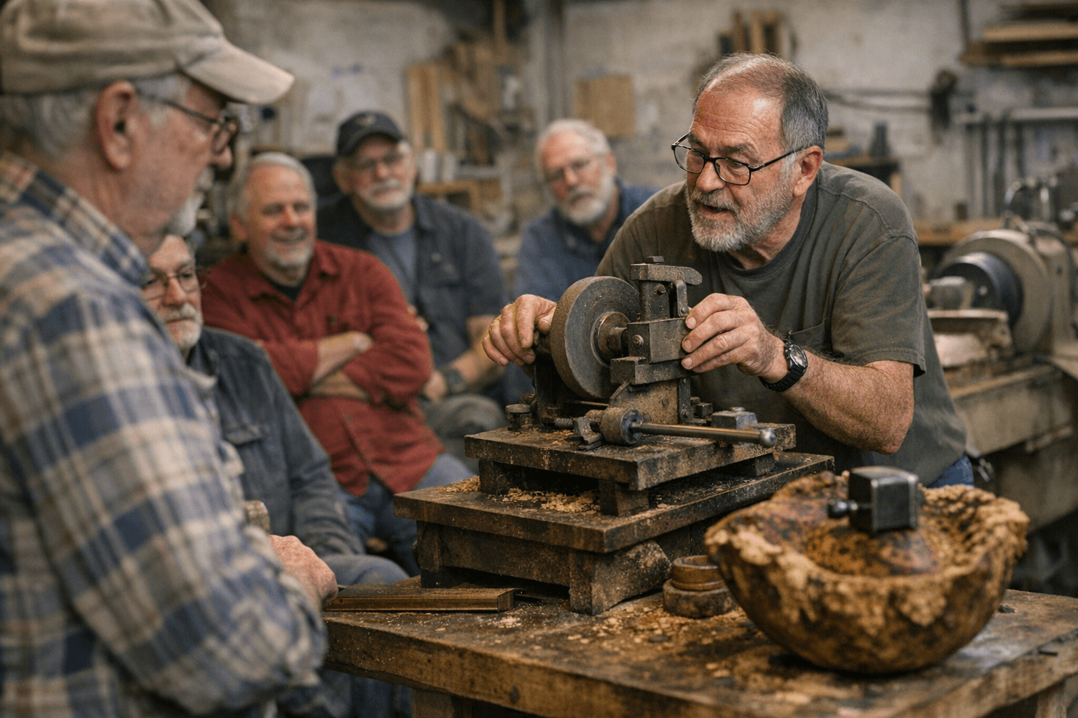 Lancaster Woodturners Coffee Hour 297 Blends Show-and-Tell, Tips, and Community