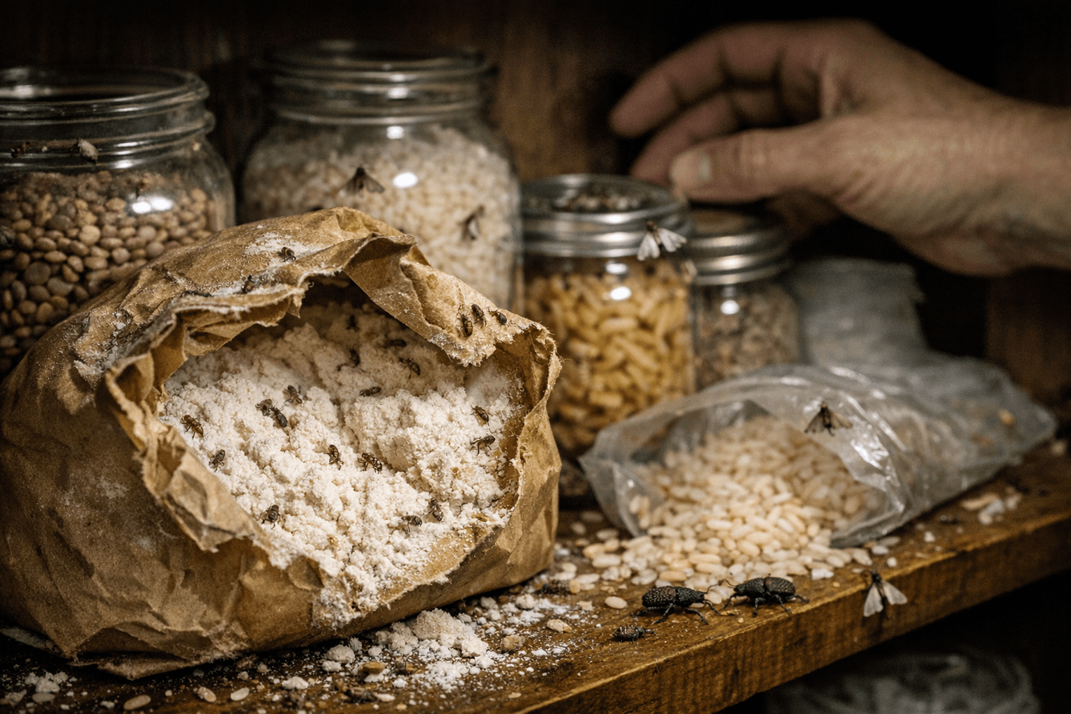 אחסון נכון של קטניות ודגנים: למנוע מזיקים ולחסוך כסף