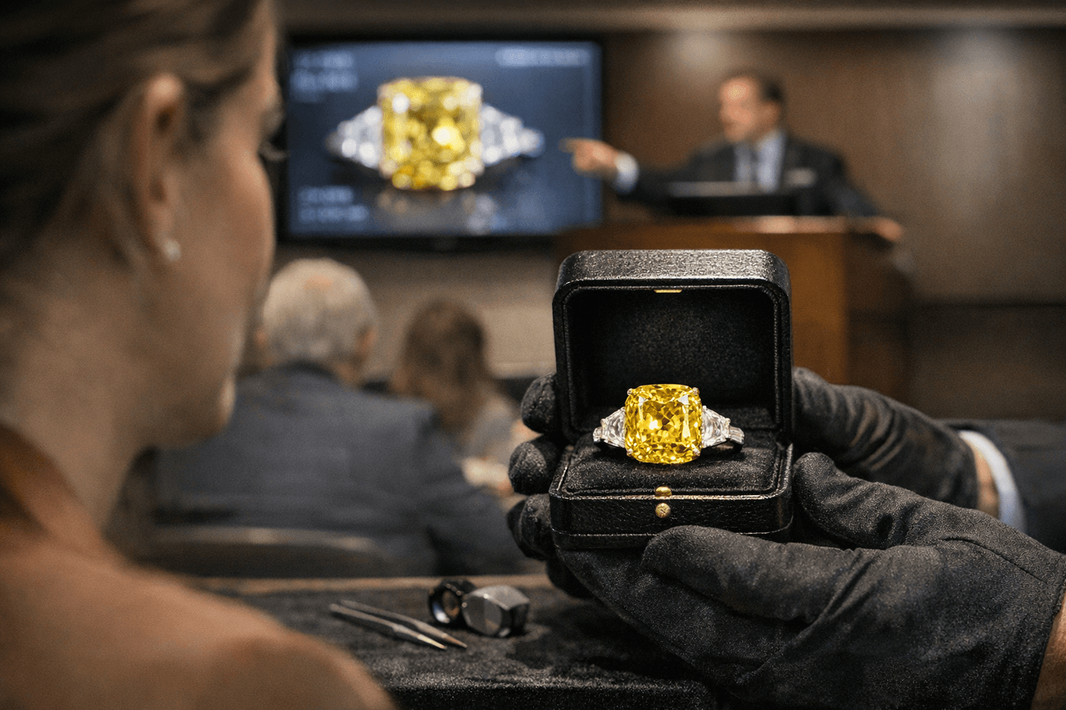 Cartier's 20-Carat Fancy Yellow Diamond Ring Heads to Heritage Auction