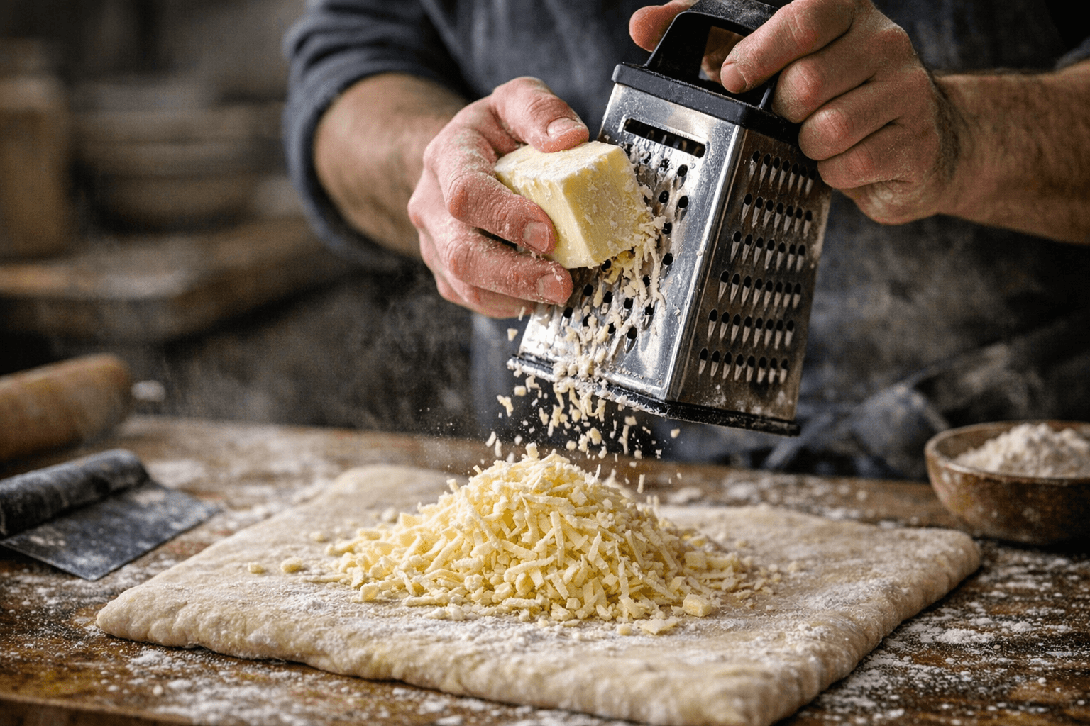 King Arthur's Frozen Butter Grating Technique Promises Flakier, More Uniform Pastry Layers