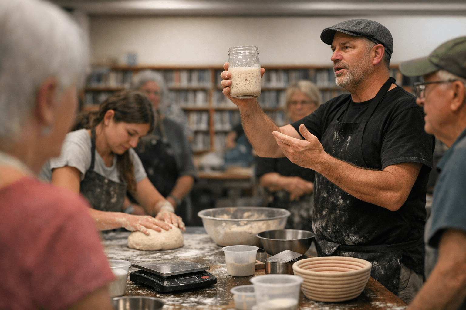 Merrick Library Hosts Hands-On Sourdough Workshop for Beginner Bakers
