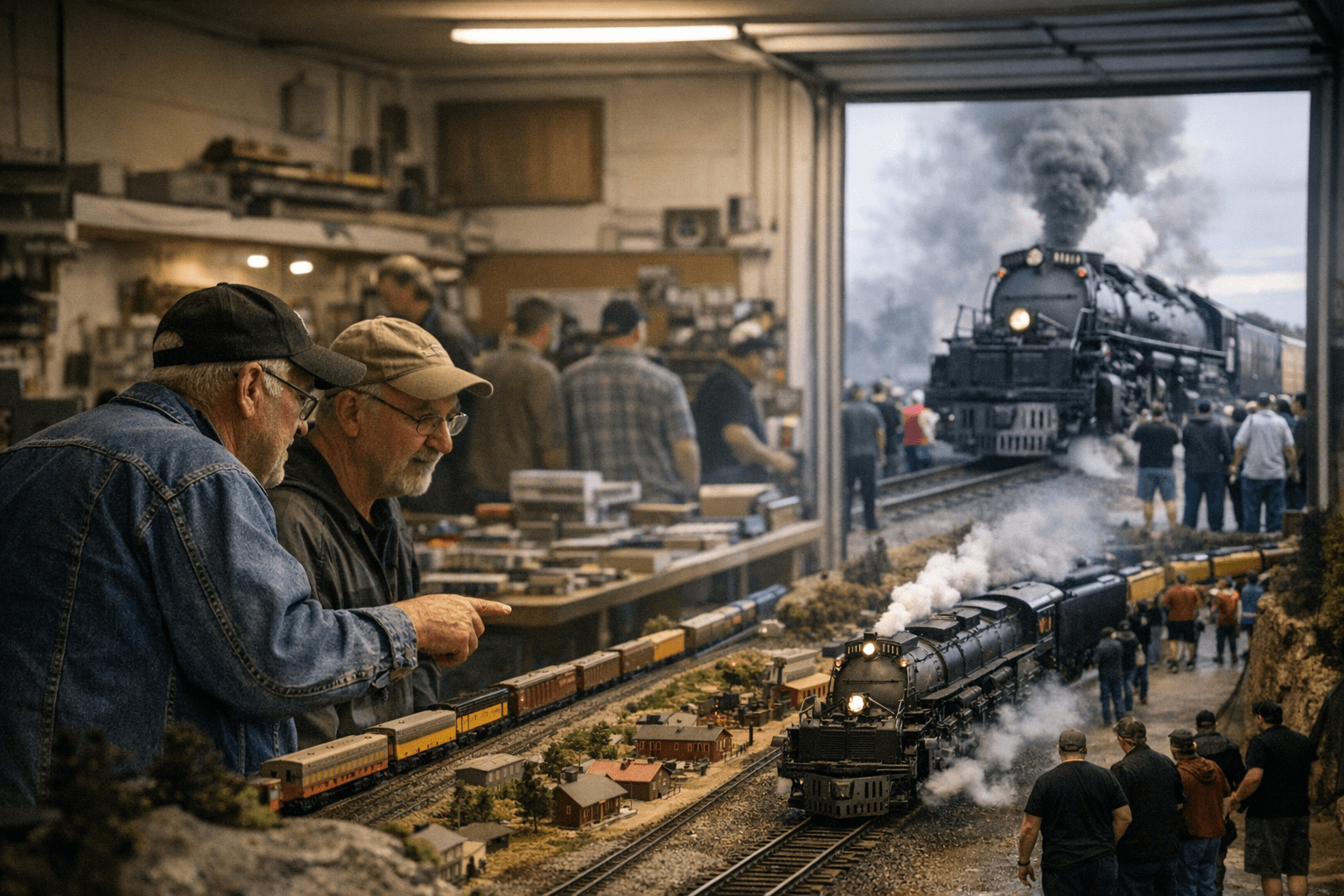 Roseville Model Railroad Club Opens Doors During Big Boy Steam Locomotive Visit