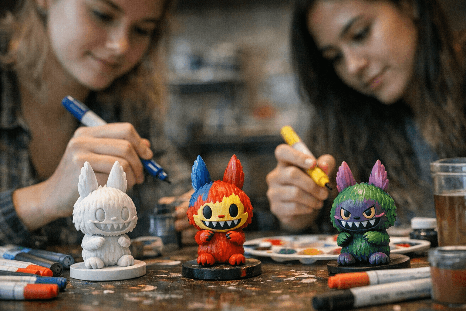 3-Marker Labubu Challenge Turns 3D-Printed Figures Into Viral Art Contest