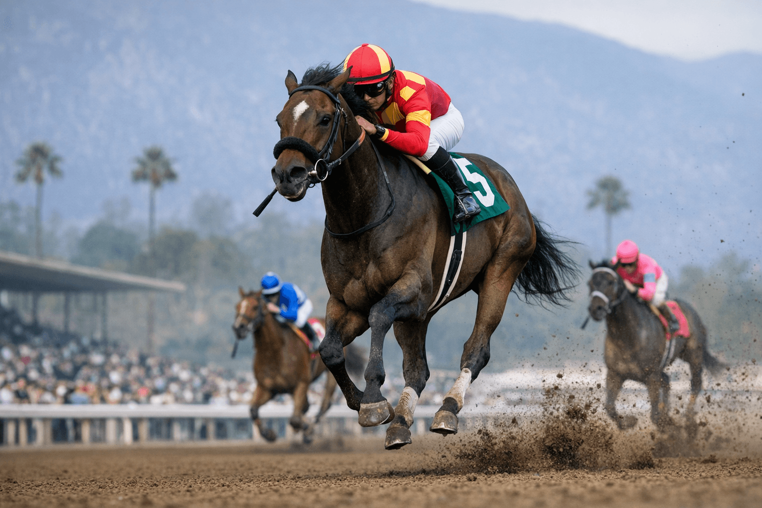 La Silenciosa Dominates Santa Anita Maiden Sprint by 7½ Lengths