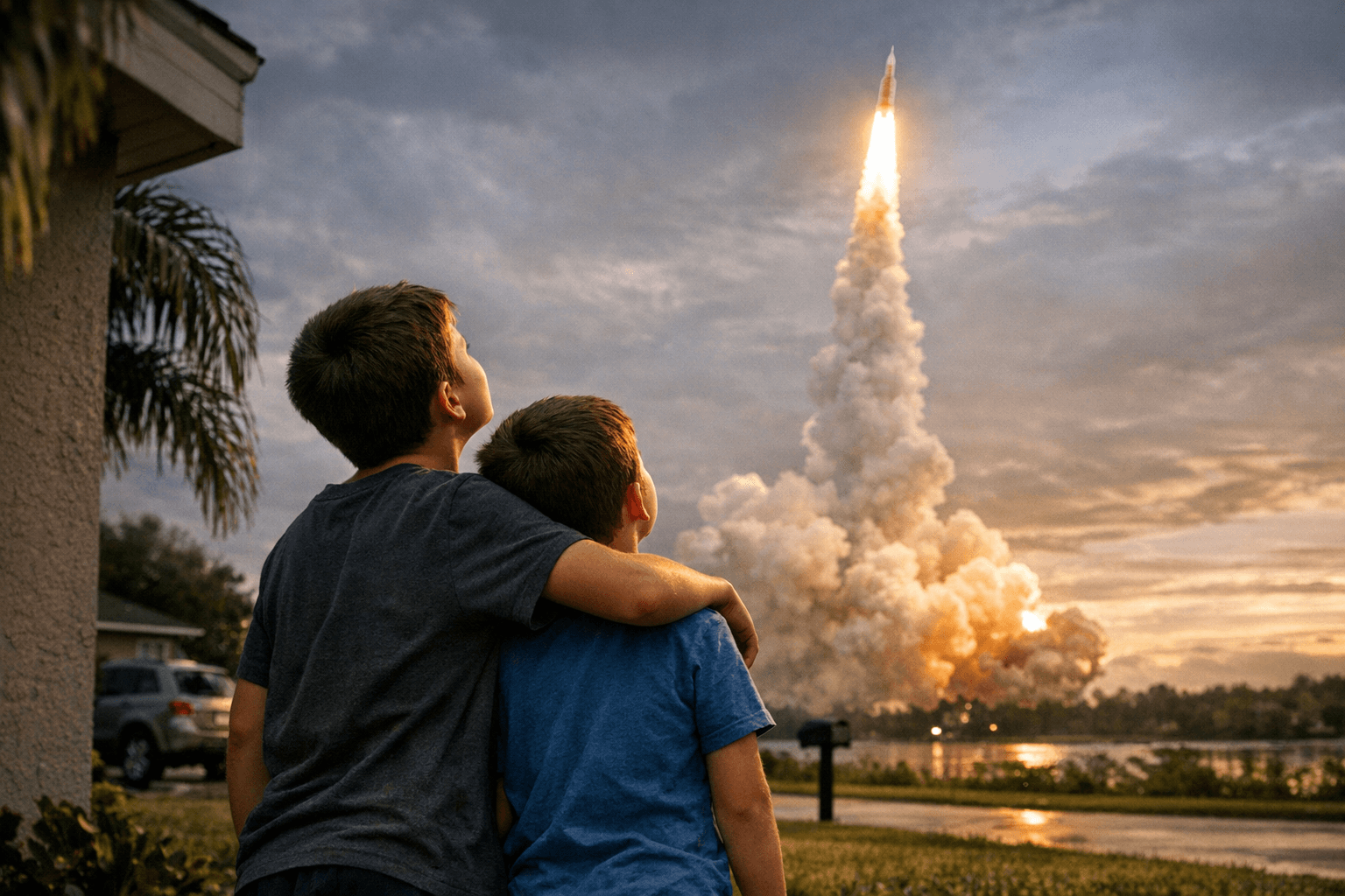 Orlando Mom's Photo of Sons Watching Artemis II Launch Moves Millions