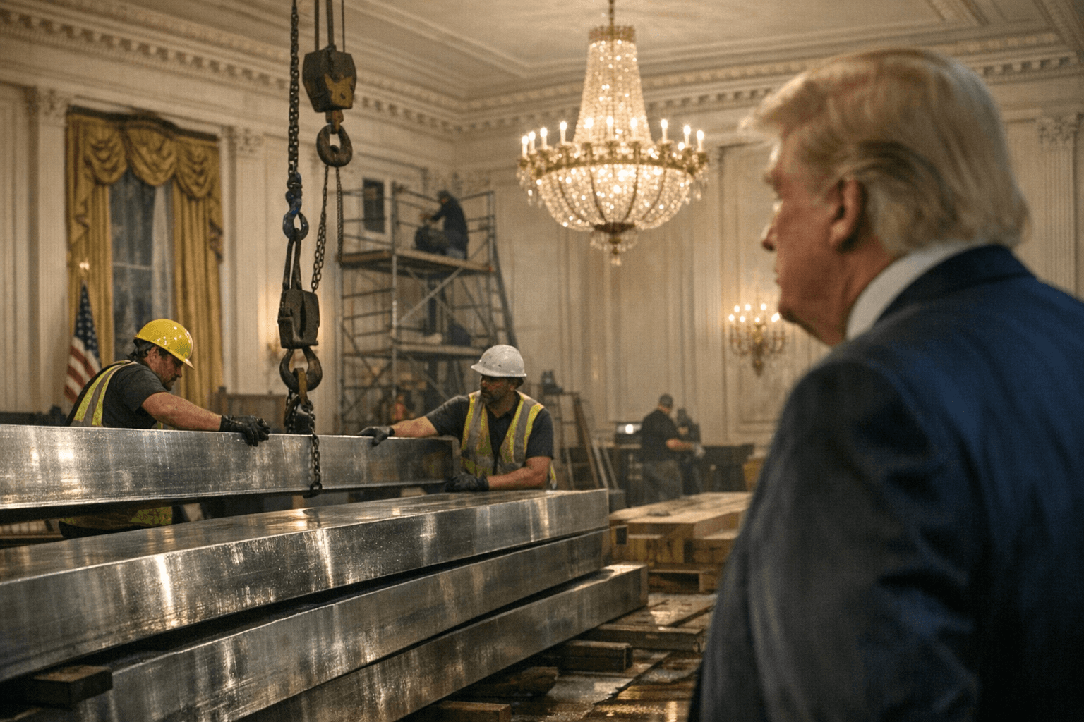 ArcelorMittal Donates $37 Million in Foreign Steel for Trump's White House Ballroom